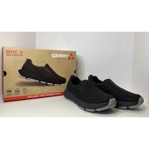 Gerry Moc II Men's Slip On Lightweight Casual Shoe Black Size 12 NIB